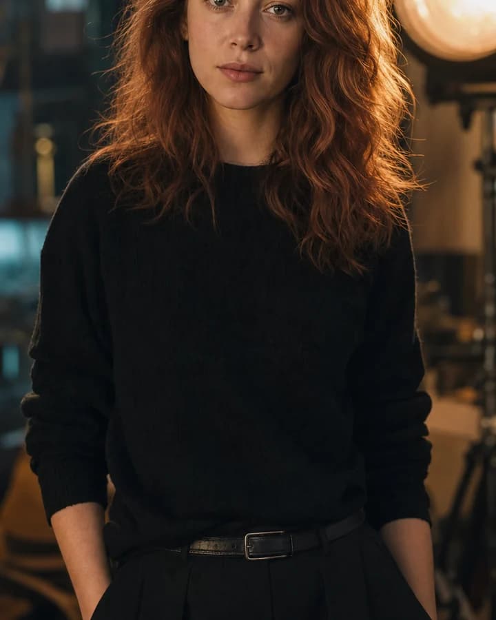 Professional portrait of an actress