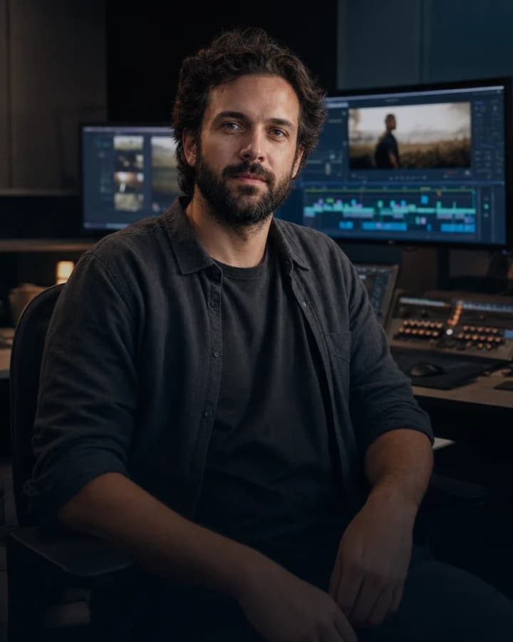 Professional portrait of an editor