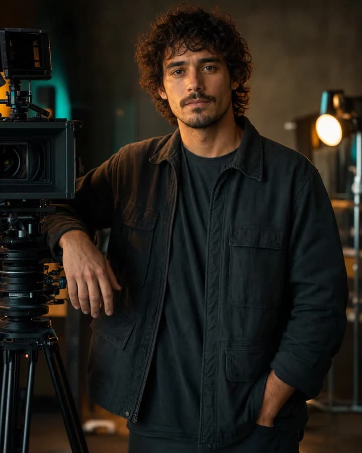 Professional portrait of a cinematographer